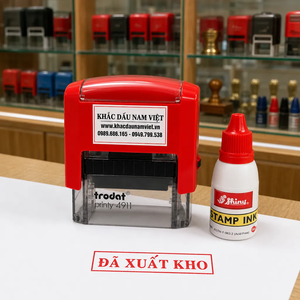 Con Dấu Đã Xuất Kho Giá Rẻ Dùng Cho Quản Lý Kho Hàng
