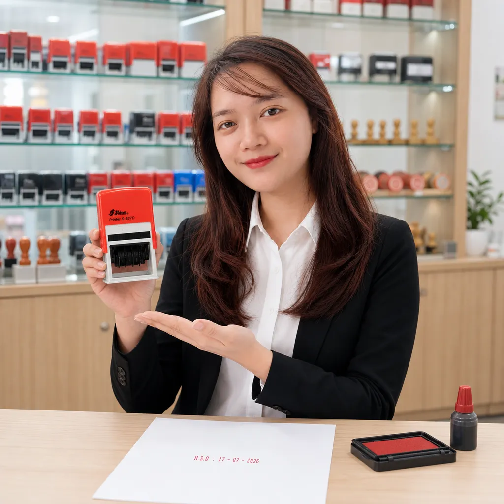 Dấu tự động có đóng được trên nilon không phai không?