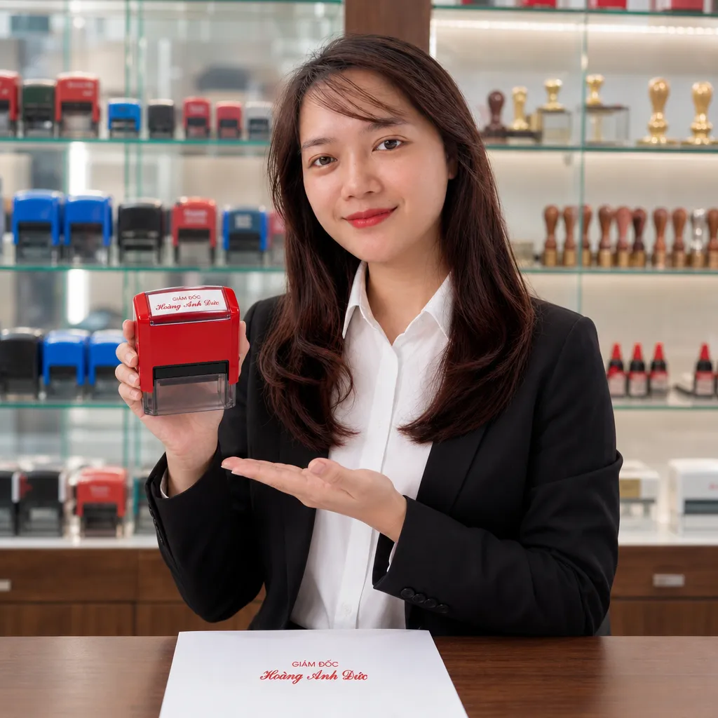 Dấu Tự Động Hay Dấu Liền Mực – Loại Nào Phù Hợp Cho Dấu Chức Danh?