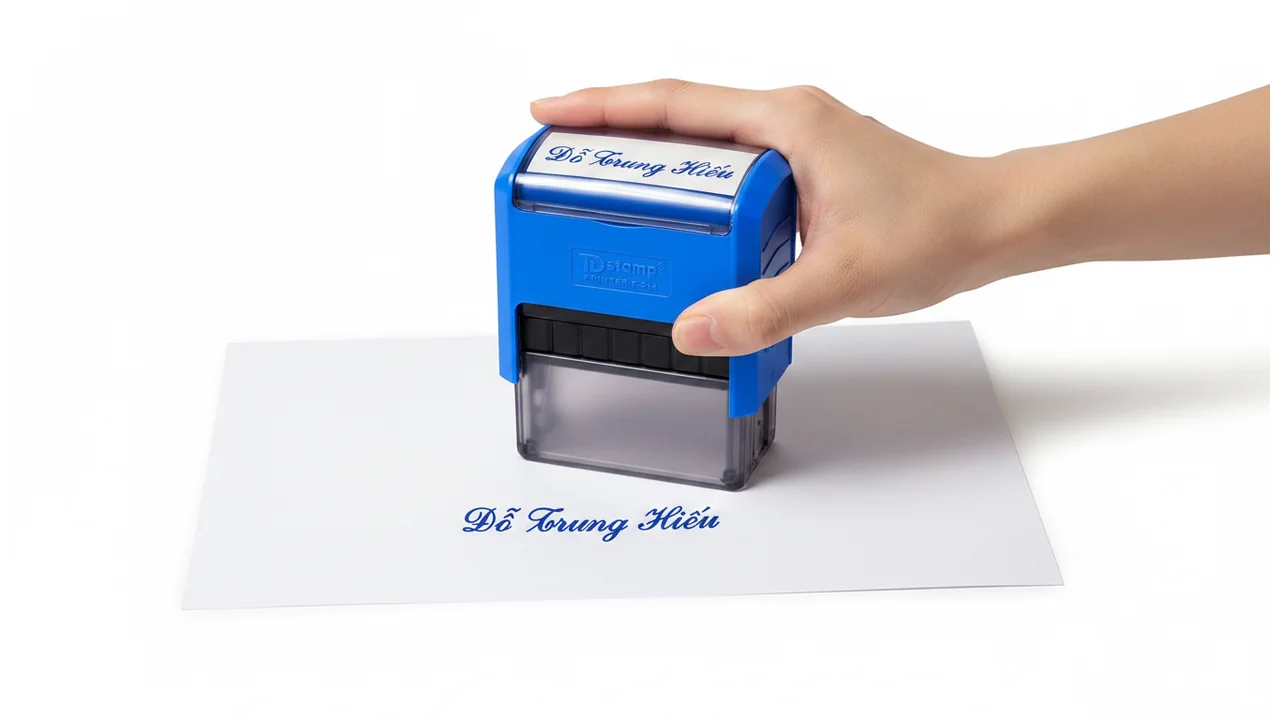 khắc dấu tên