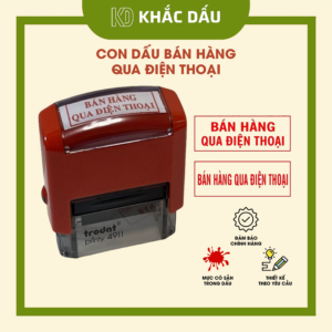 Dấu bán hàng qua điện thoại
