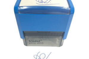 Khắc dấu chữ ký mẫu 2