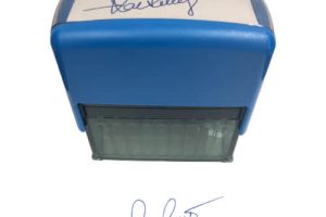 Khắc dấu chữ ký mẫu 4