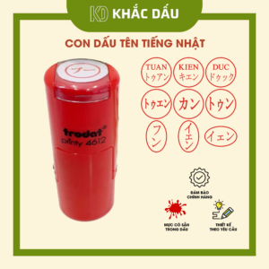 Khắc dấu tên tiếng Nhật