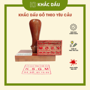 Khắc dấu gỗ