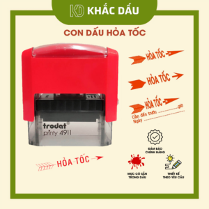 Khắc dấu hỏa tốc