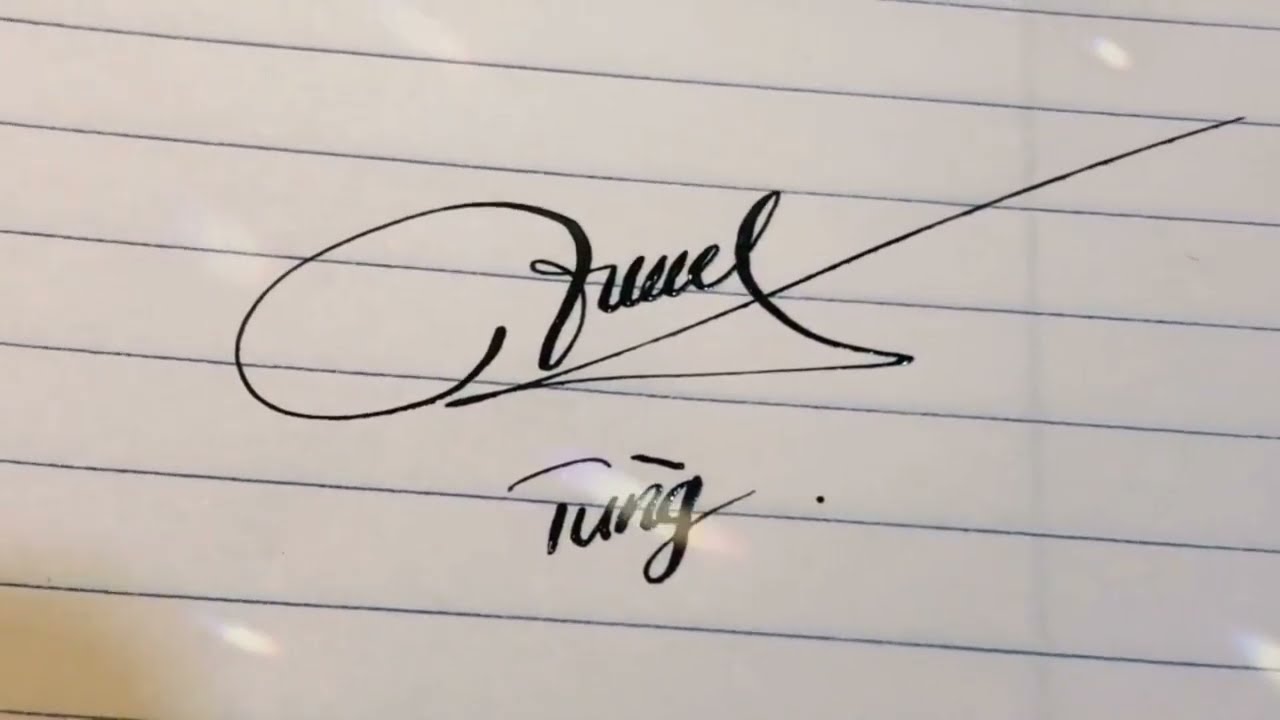 Chữ Ký Người Tên Tùng: Hướng Dẫn Thiết Kế Đẹp, Chuẩn Phong Thủy 2025 chu ky nguoi ten tung 5