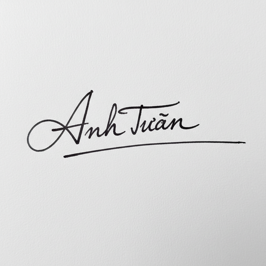 Chữ Ký Tên Anh Tuấn: Bí Quyết Tạo Chữ Ký Đẹp, Đẳng Cấp và Hợp Phong Thủy Mẫu chữ ký tên Anh Tuấn số 10