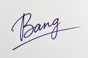 Mẫu chữ ký tên Bằng số 1