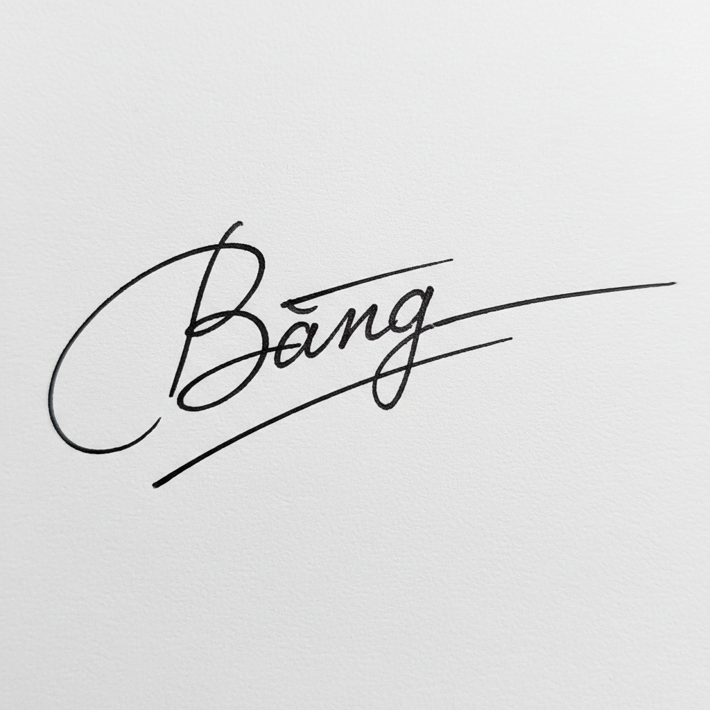 Mẫu chữ ký tên Bằng số 10