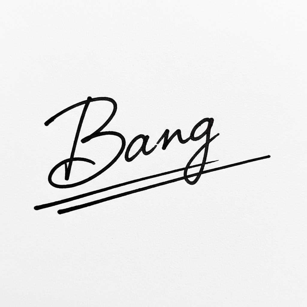 Mẫu chữ ký tên Bằng số 7