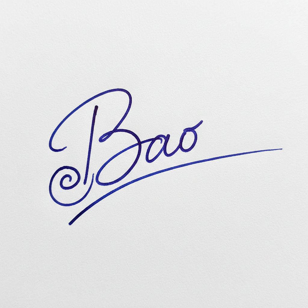 Chữ Ký Mẫu Tên Bảo: Bí Quyết Kiến Tạo Nét Riêng Khẳng Định Đẳng Cấp Mẫu chữ ký tên Bảo số 6