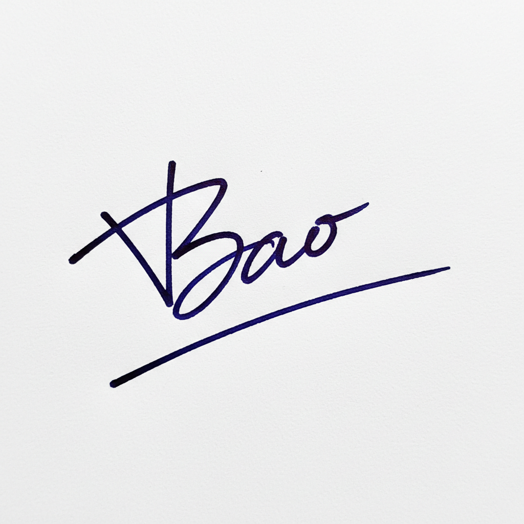 Chữ Ký Mẫu Tên Bảo: Bí Quyết Kiến Tạo Nét Riêng Khẳng Định Đẳng Cấp Mẫu chữ ký tên Bảo số 9