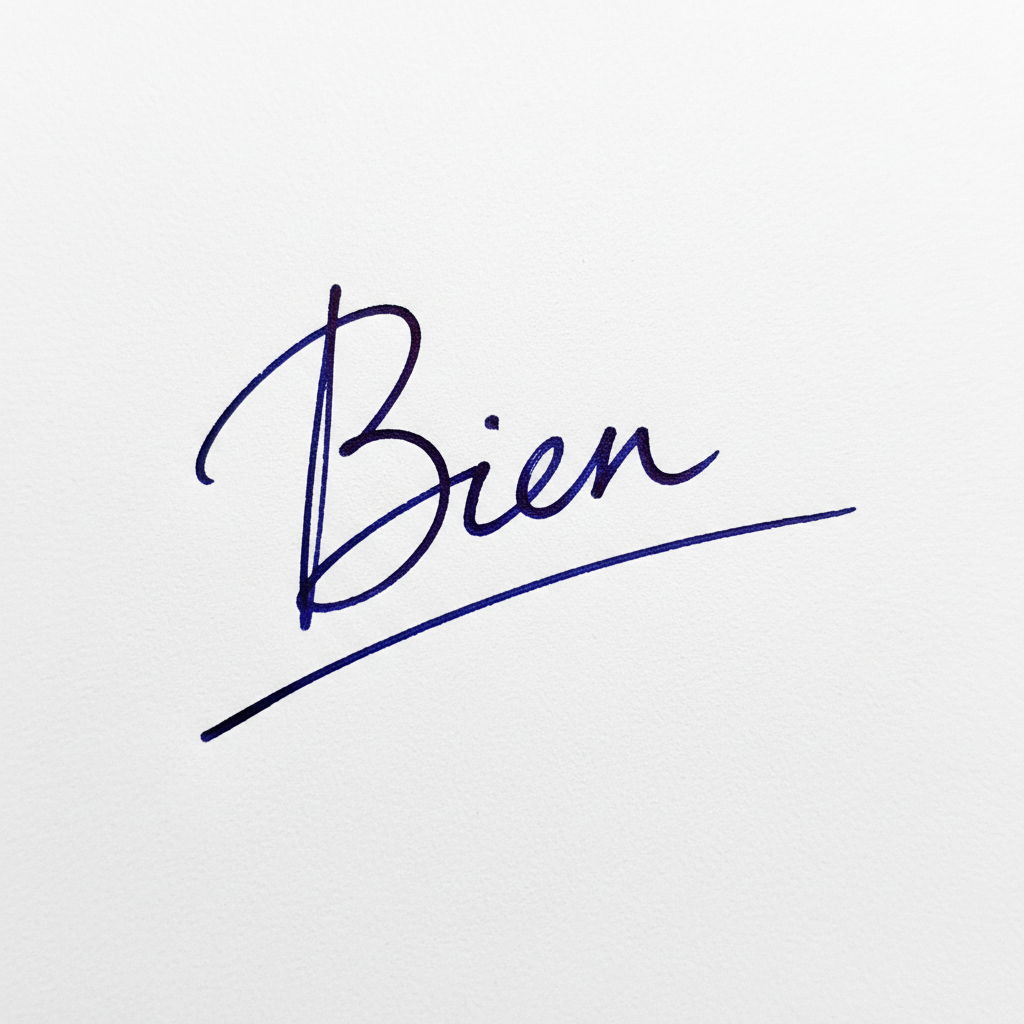 Mẫu chữ ký tên Biển số 1