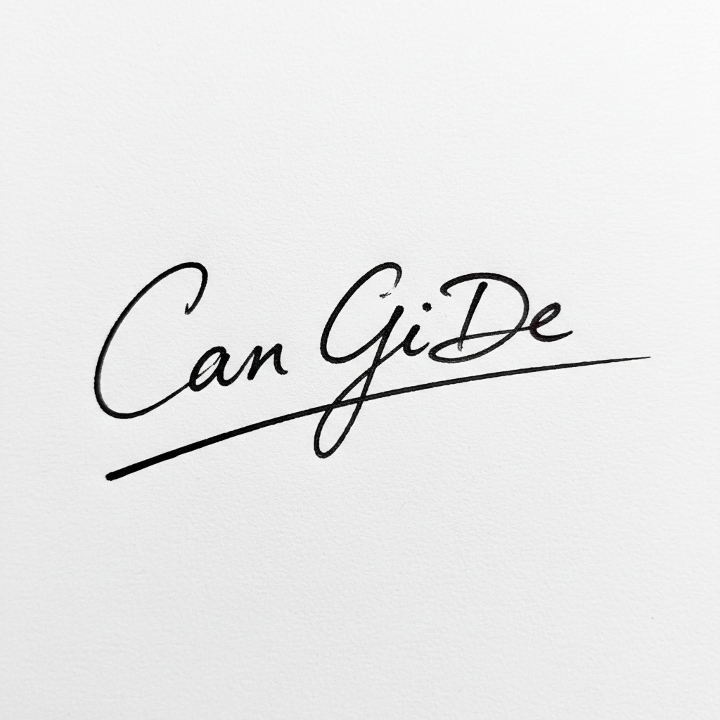 Mẫu chữ ký tên Cần Gì Để số 10