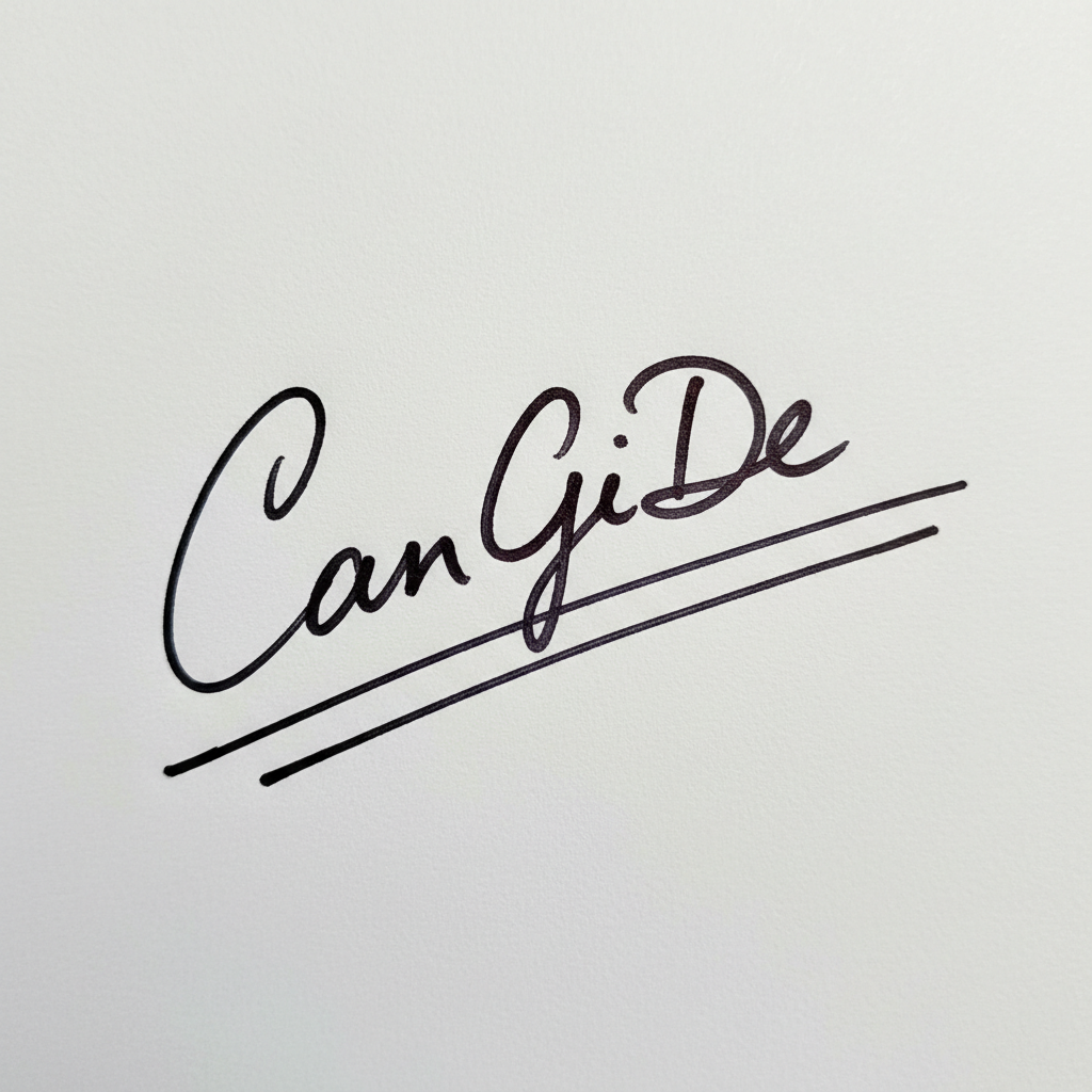 Mẫu chữ ký tên Cần Gì Để số 7