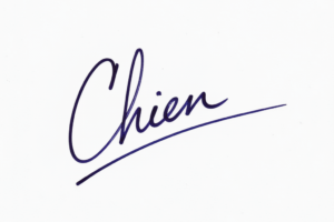 Mẫu chữ ký tên Chiến số 1