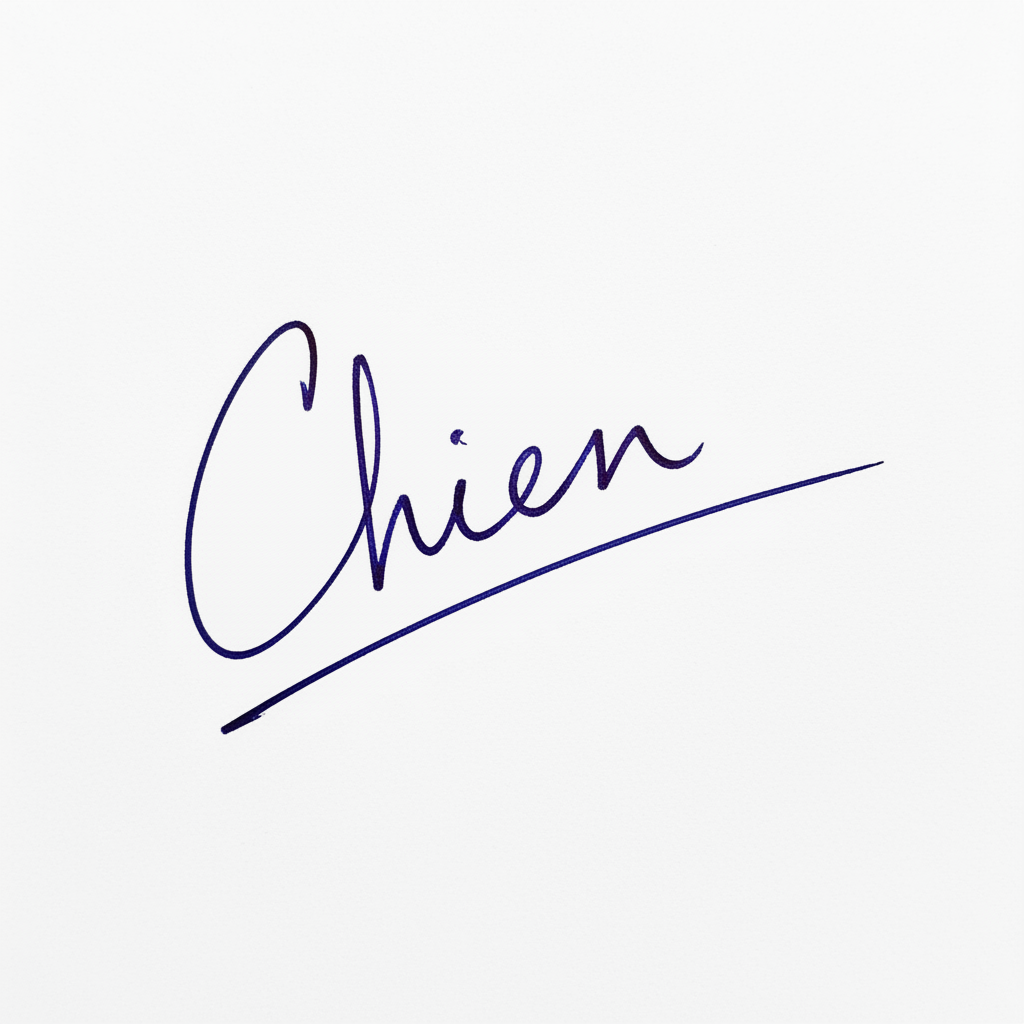 Chữ Ký Người Tên Chiến: Bí Quyết Kiến Tạo Dấu Ấn Cá Nhân Độc Đáo Mẫu chữ ký tên Chiến số 4