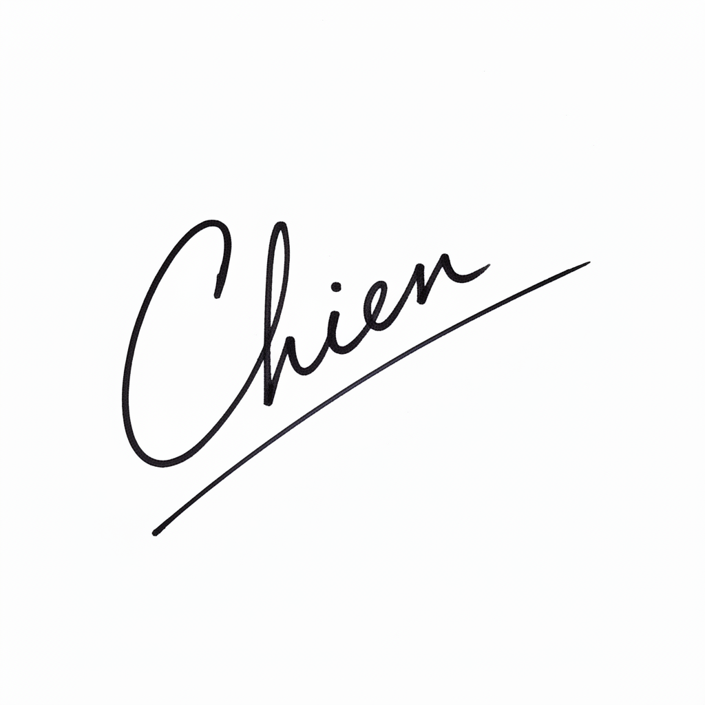 Chữ Ký Người Tên Chiến: Bí Quyết Kiến Tạo Dấu Ấn Cá Nhân Độc Đáo Mẫu chữ ký tên Chiến số 5