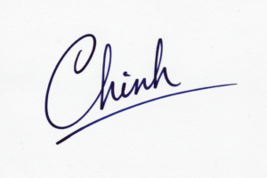Mẫu chữ ký tên Chinh số 1