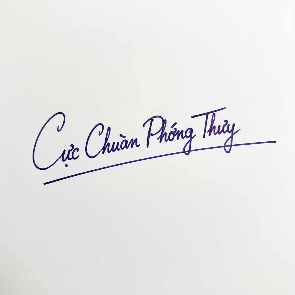 Mẫu chữ ký tên Cực Chuẩn Phong Thủy số 4
