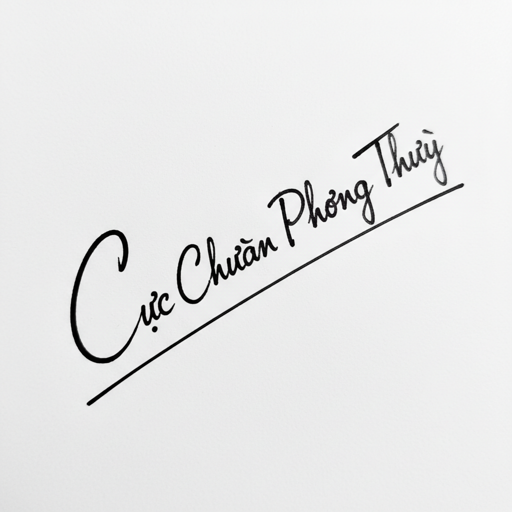 Mẫu chữ ký tên Cực Chuẩn Phong Thủy số 5