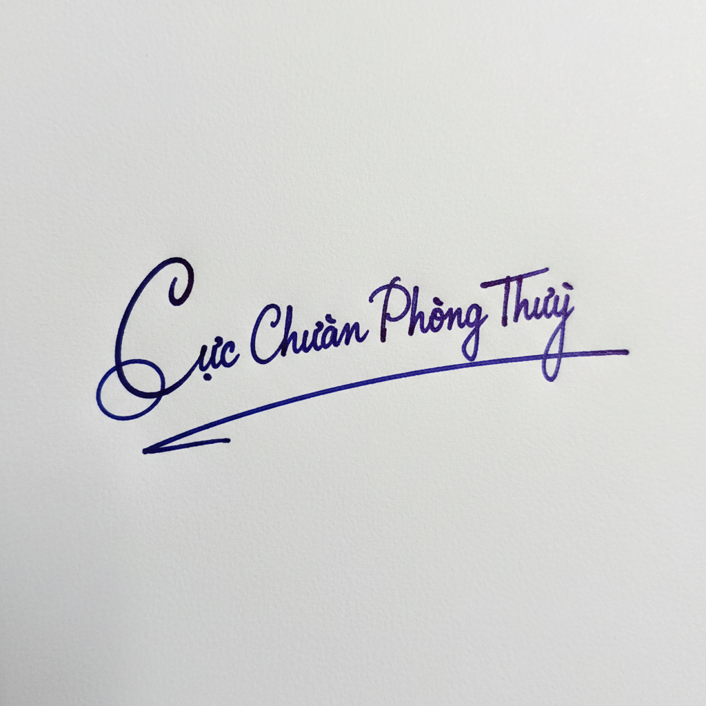 Mẫu chữ ký tên Cực Chuẩn Phong Thủy số 6