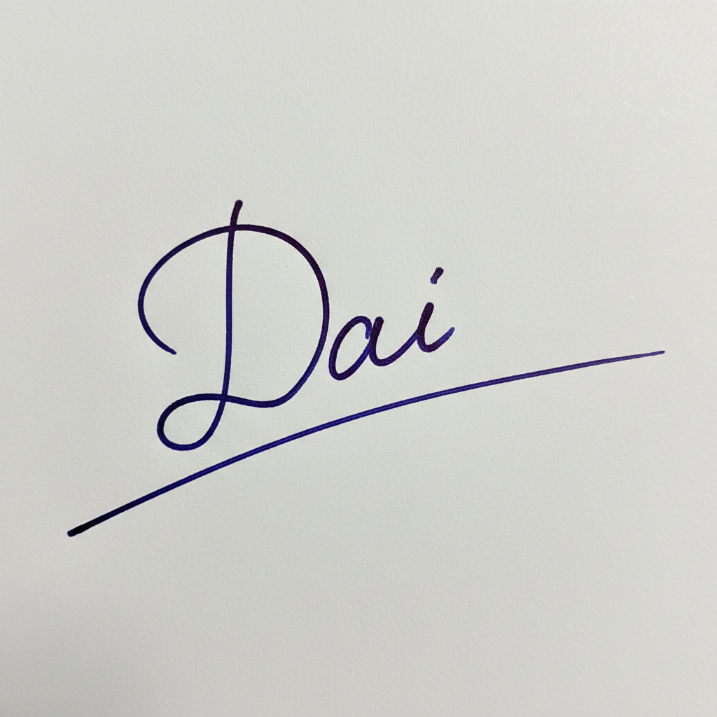 Mẫu chữ ký tên Đại số 1