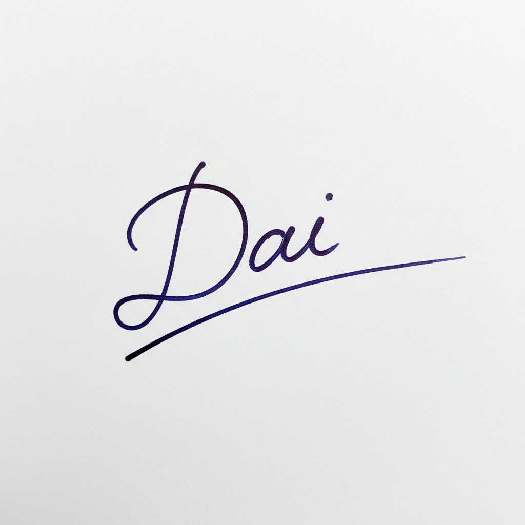 Mẫu chữ ký tên Đại số 1