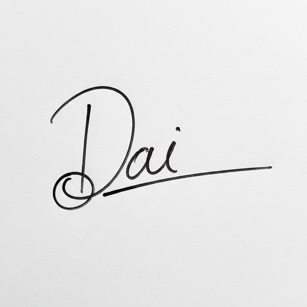 Mẫu chữ ký tên Đại số 2