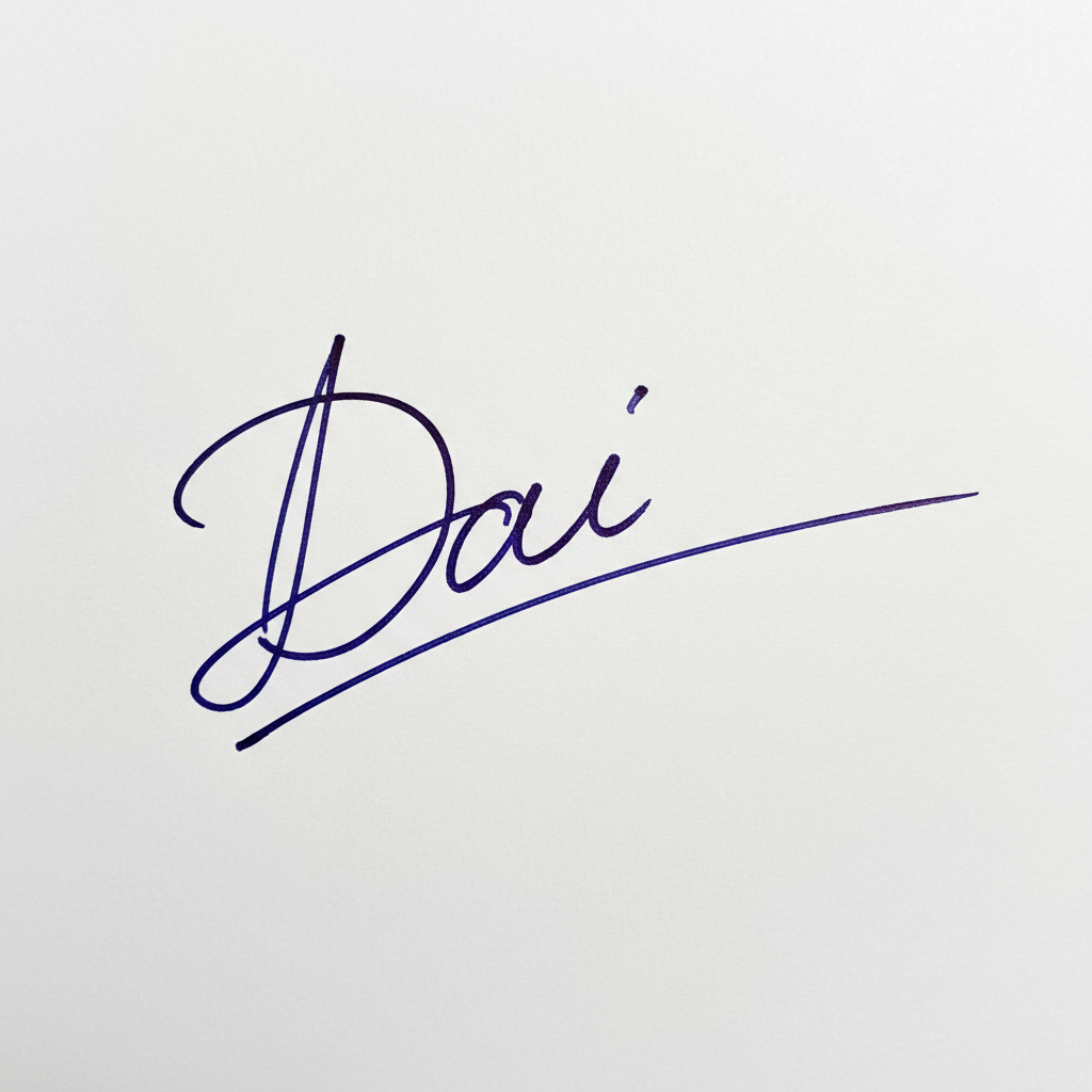 Mẫu chữ ký tên Đại số 4