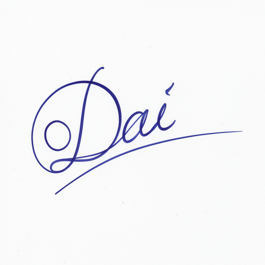 Mẫu chữ ký tên Đại số 6