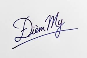 Mẫu chữ ký tên Diễm My số 1