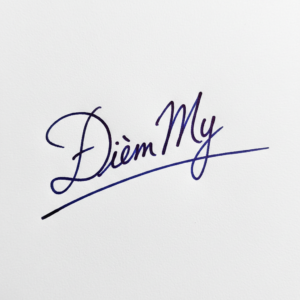 Mẫu chữ ký tên Diễm My số 1