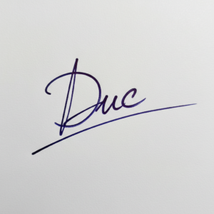 Mẫu chữ ký tên Đức số 1