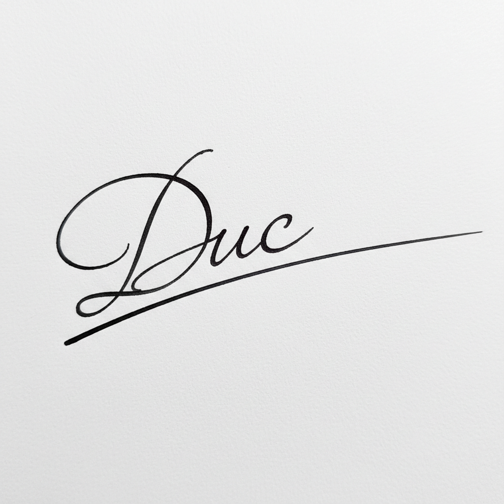 Mẫu chữ ký tên Đức số 10