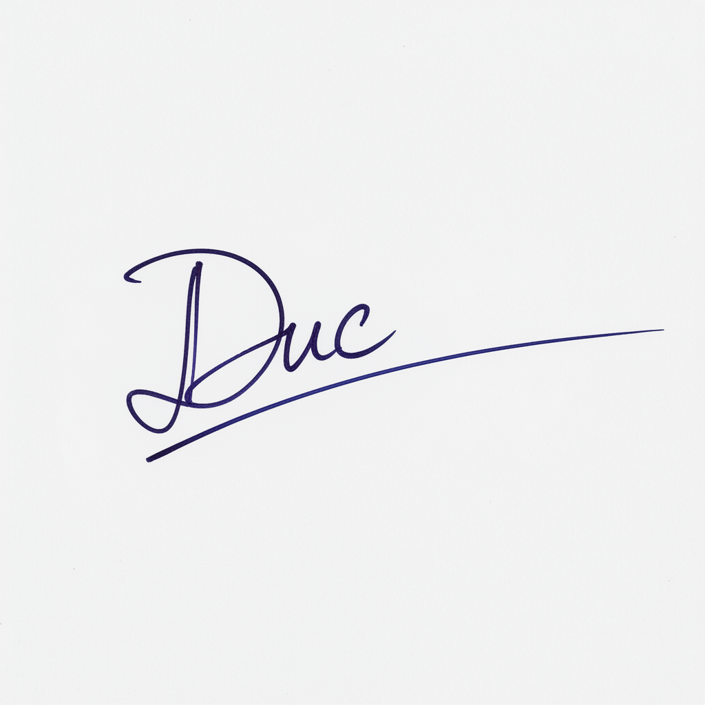 Mẫu chữ ký tên Đức số 4