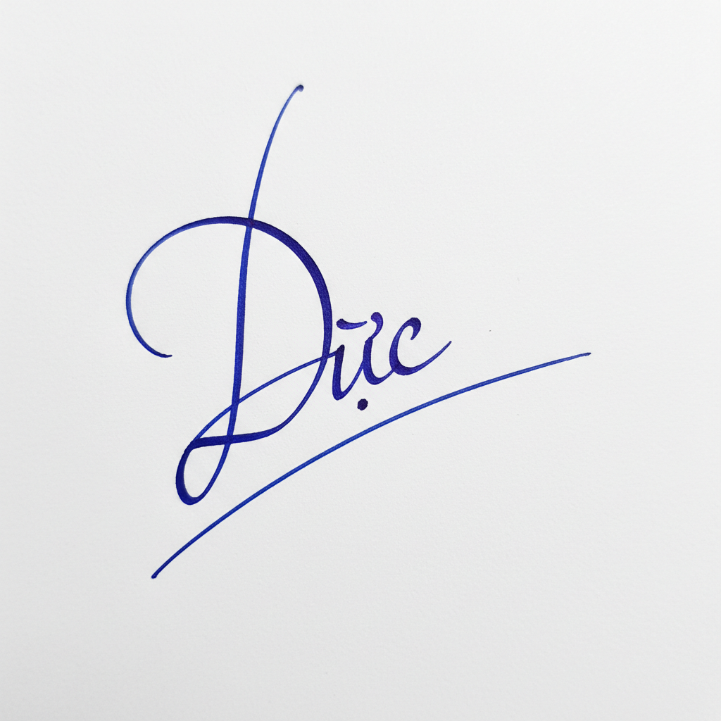 Mẫu chữ ký tên Đức số 8