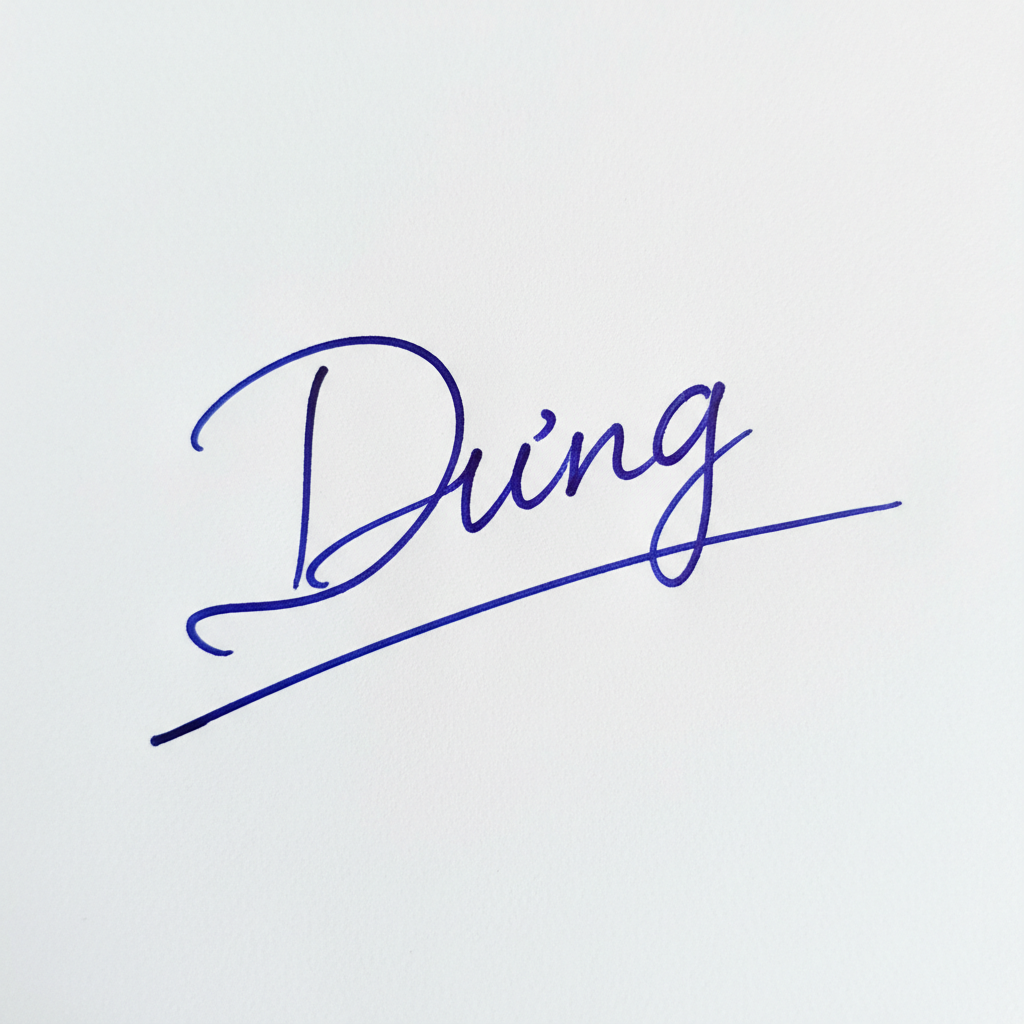 Mẫu chữ ký tên Dũng số 3