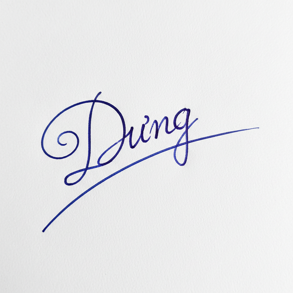 Mẫu chữ ký tên Dung số 6