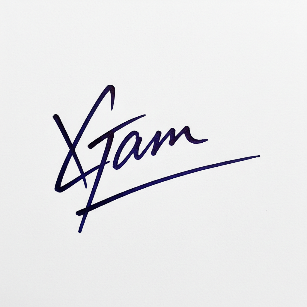 Mẫu chữ ký tên Gấm số 9