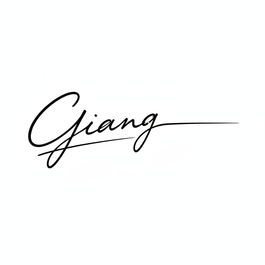 Mẫu chữ ký tên Giang số 10
