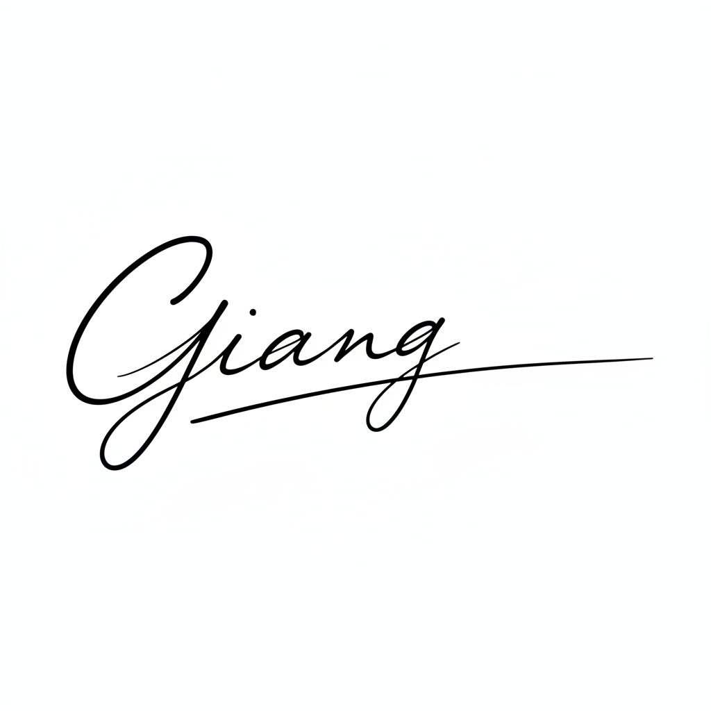 Mẫu chữ ký tên Giang số 10