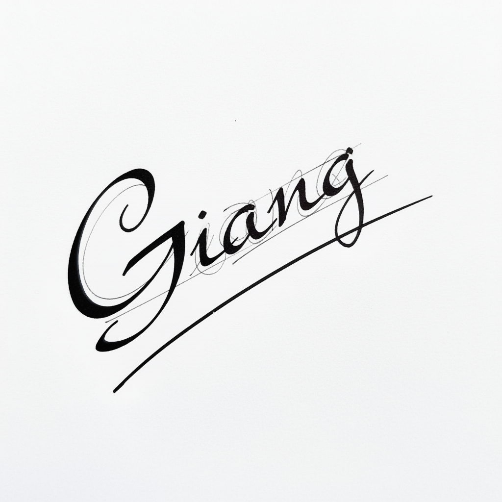 Mẫu chữ ký tên Giang số 5