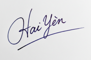 Mẫu chữ ký tên Hải Yến số 1