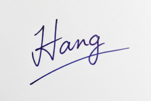 Mẫu chữ ký tên Hằng số 1