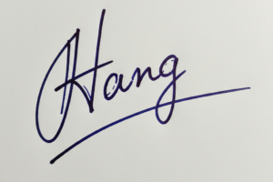 Mẫu chữ ký tên Hằng số 1