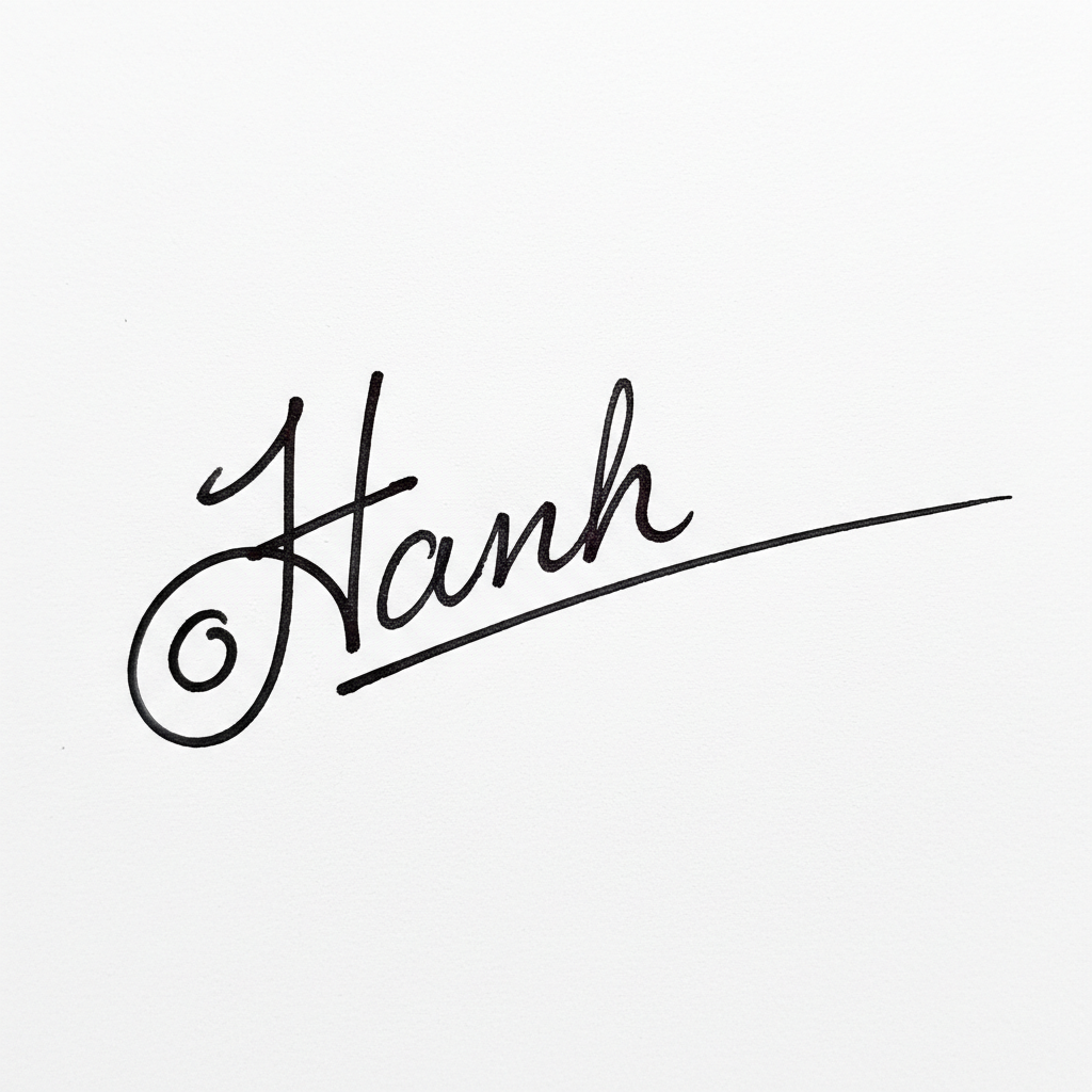 Mẫu chữ ký tên Hạnh số 2