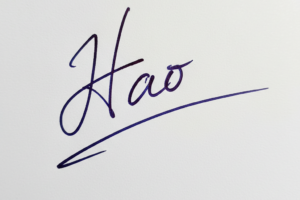 Mẫu chữ ký tên Hảo số 1