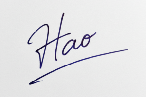 Mẫu chữ ký tên Hào số 1